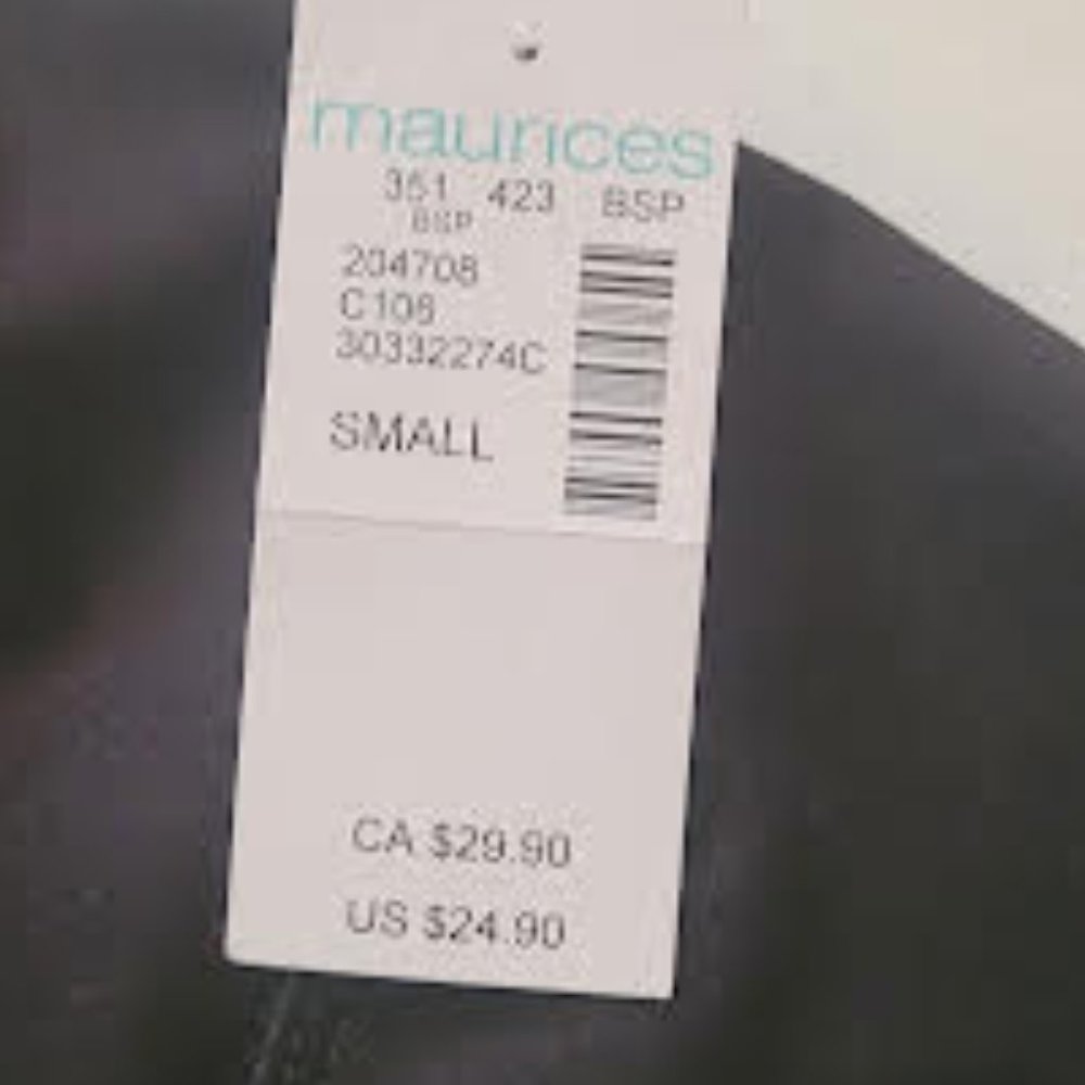 NWT Maurices super high rise pocket capri leggings - Small - Picture 3 of 4